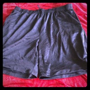 Dark blue basketball shorts